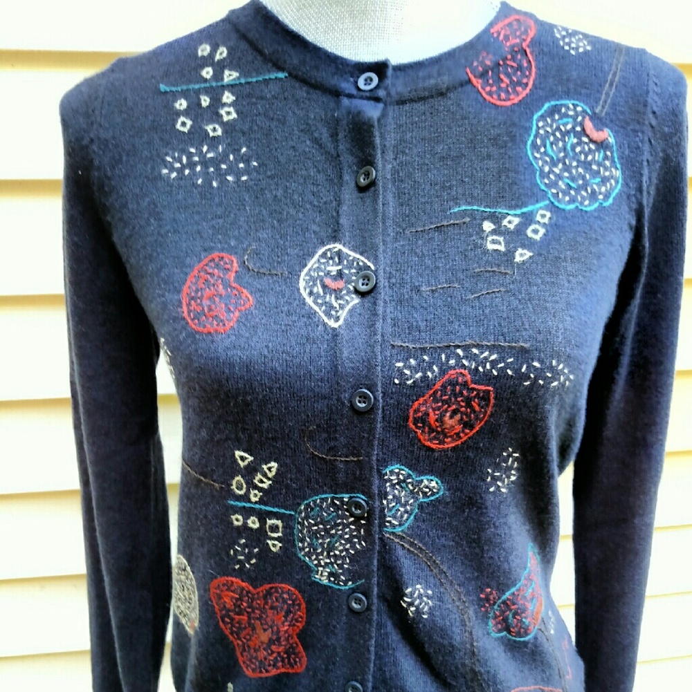 Anthropologie Jane Wheeler Windswept Cardigan EUC!